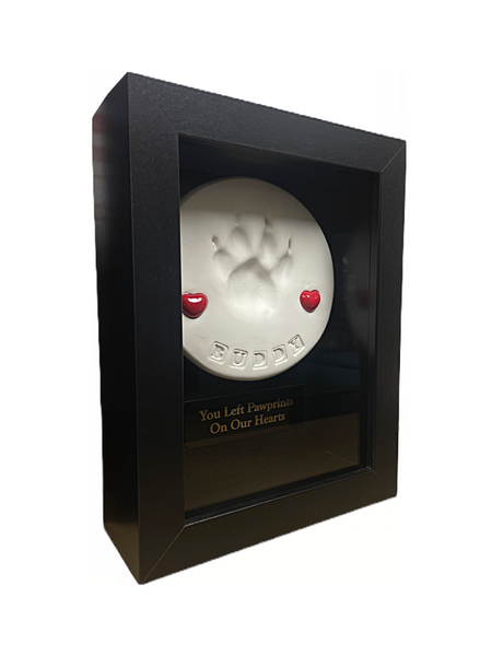 Paw print shadow deals box