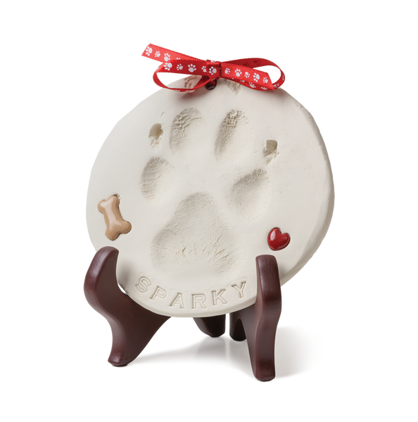 Clay Paw Print