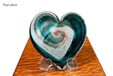 Heart Memorial Glass